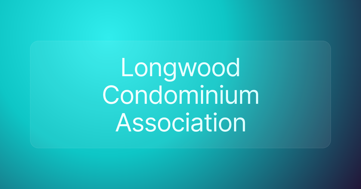 Longwood Condominium Association