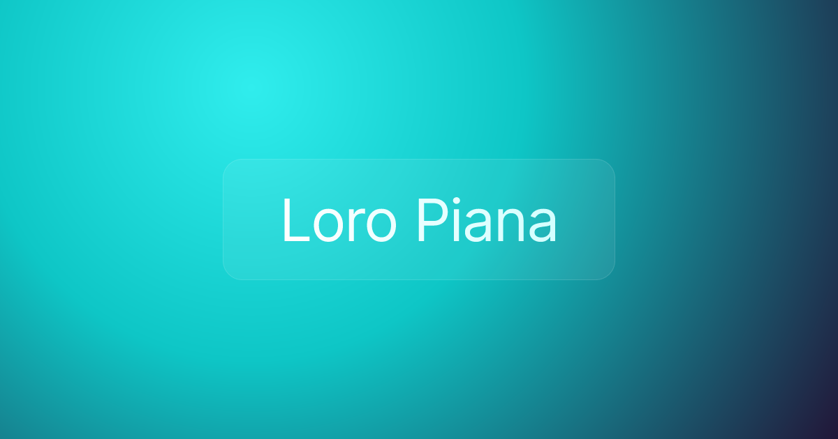 Loro Piana