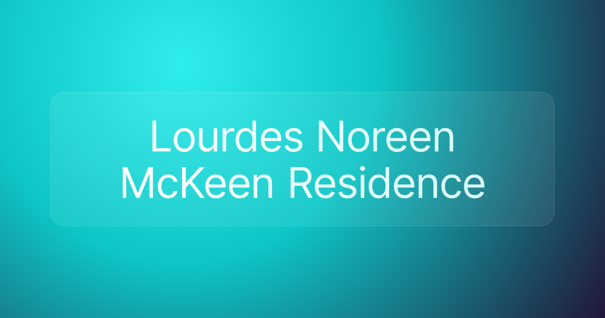 Lourdes Noreen McKeen Residence