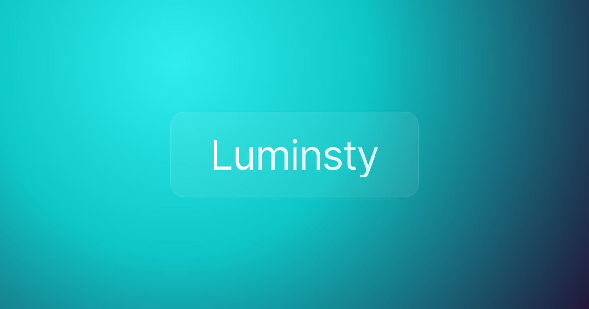 Luminsty