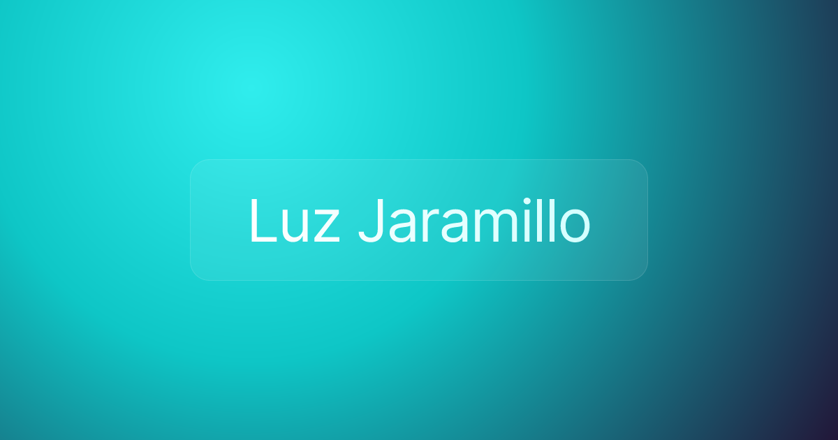 Luz Jaramillo