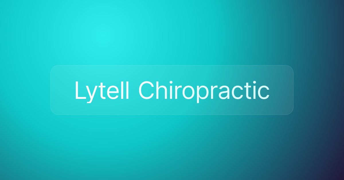 Lytell Chiropractic