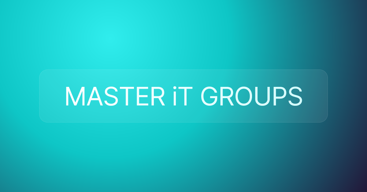 MASTER iT GROUPS