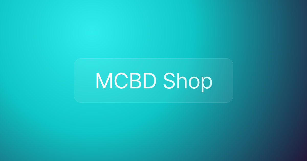 MCBD Shop