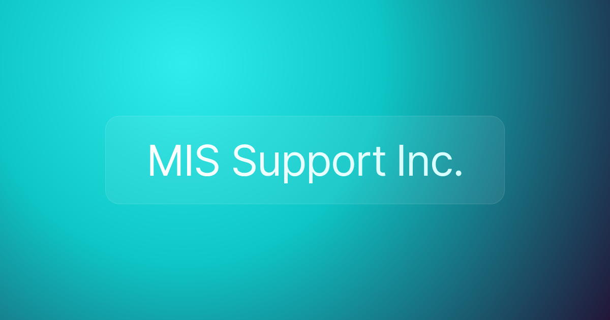 MIS Support Inc.