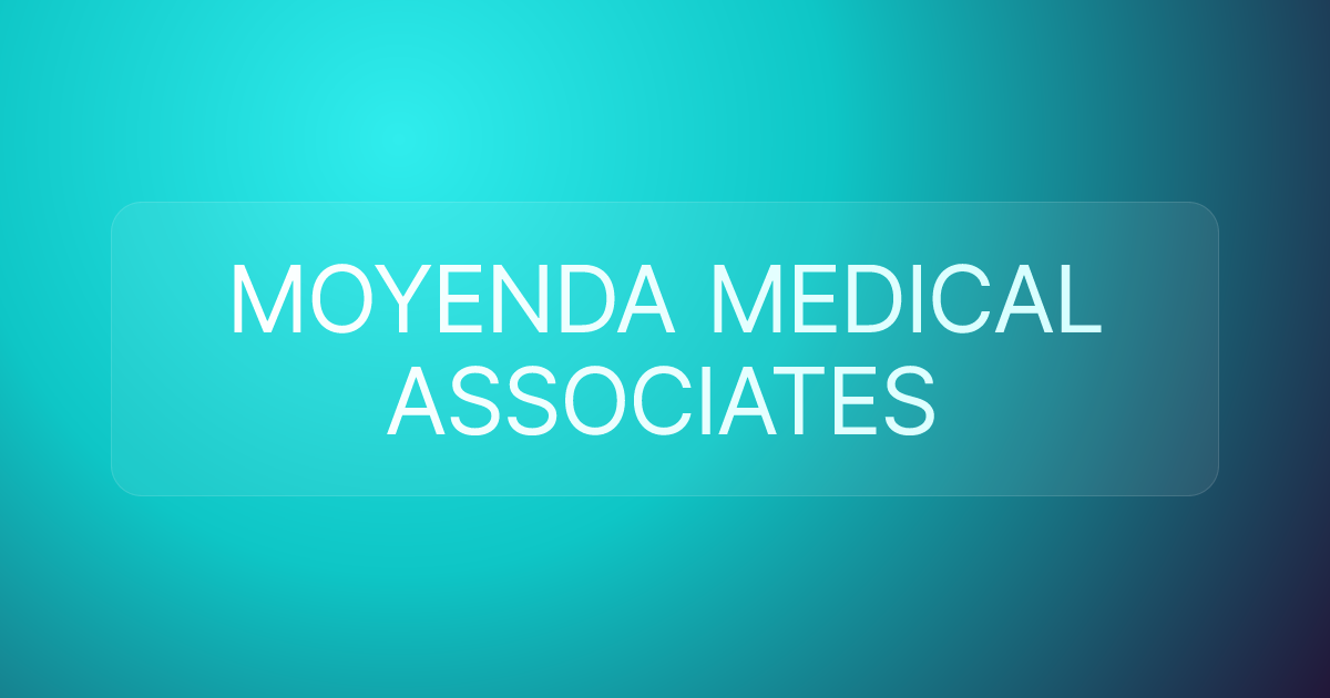 MOYENDA MEDICAL ASSOCIATES