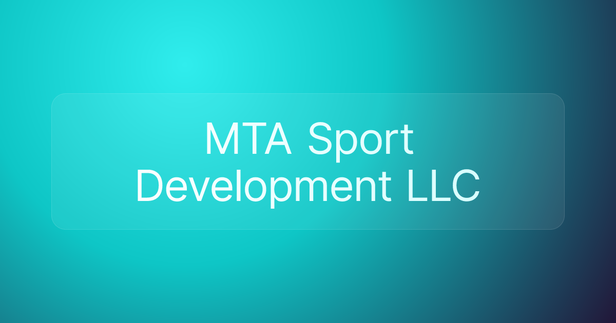 MTA Sport Development LLC