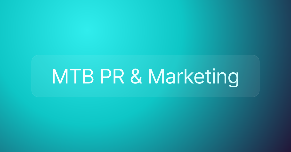 MTB PR & Marketing