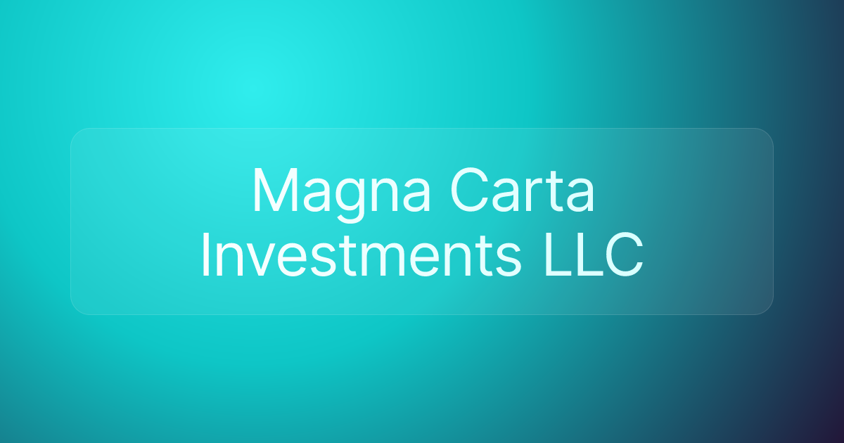 Magna Carta Investments LLC