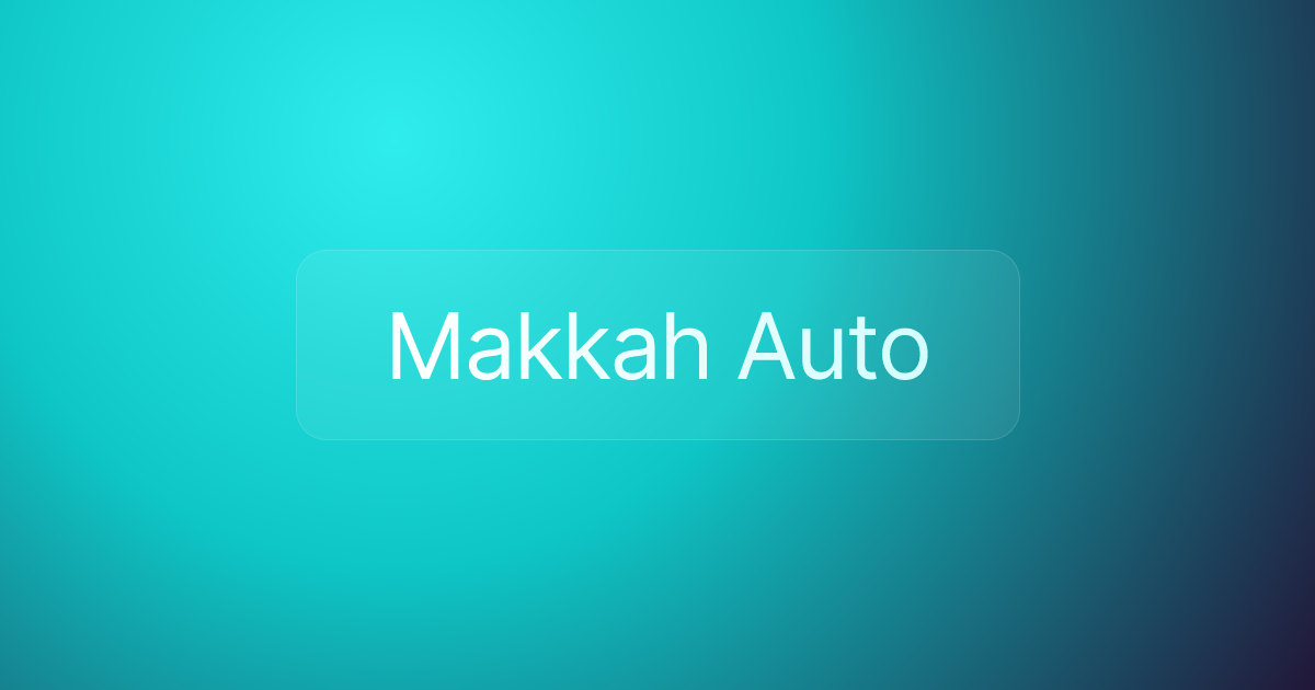 Makkah Auto