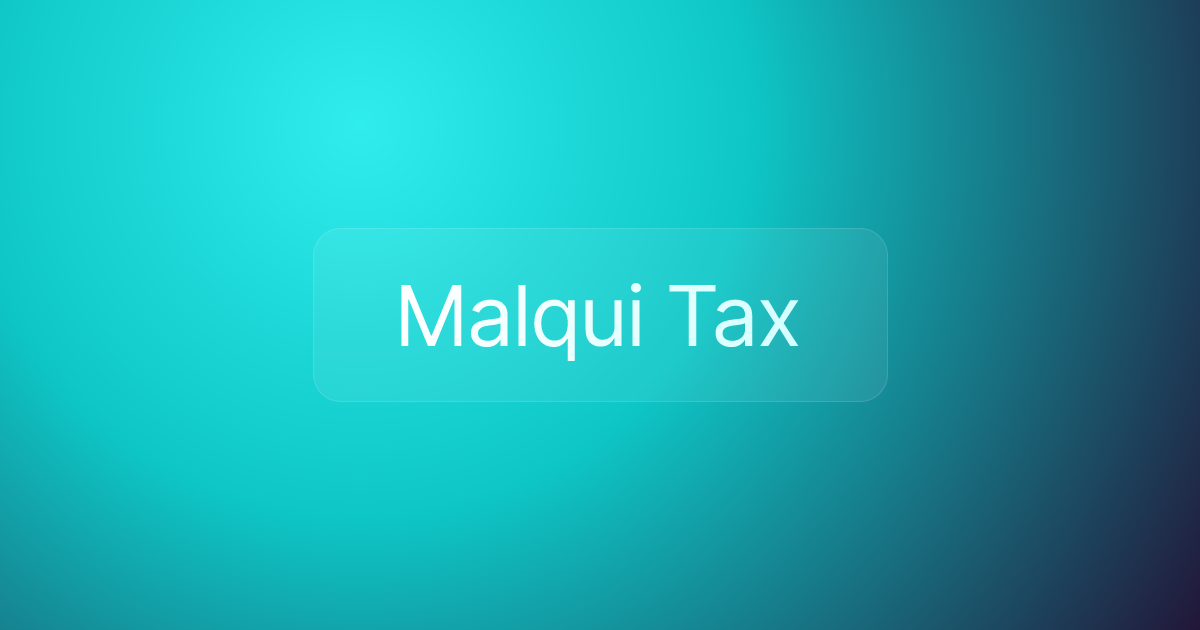 Malqui Tax