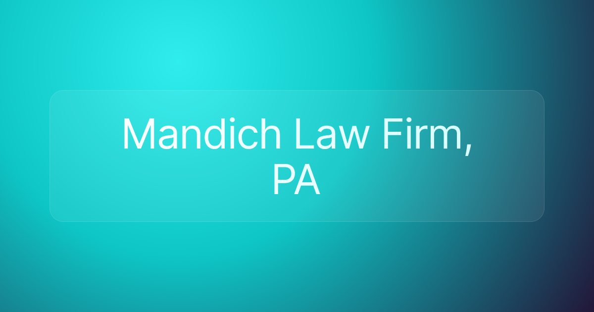 Mandich Law Firm, PA
