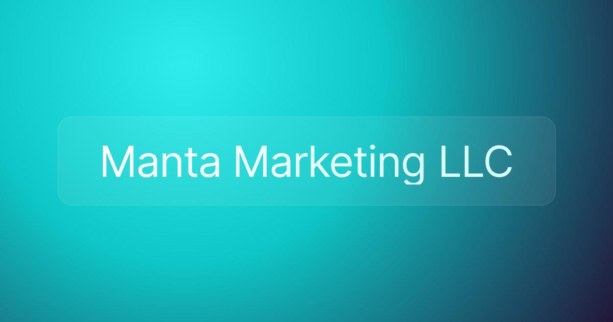 Manta Marketing LLC