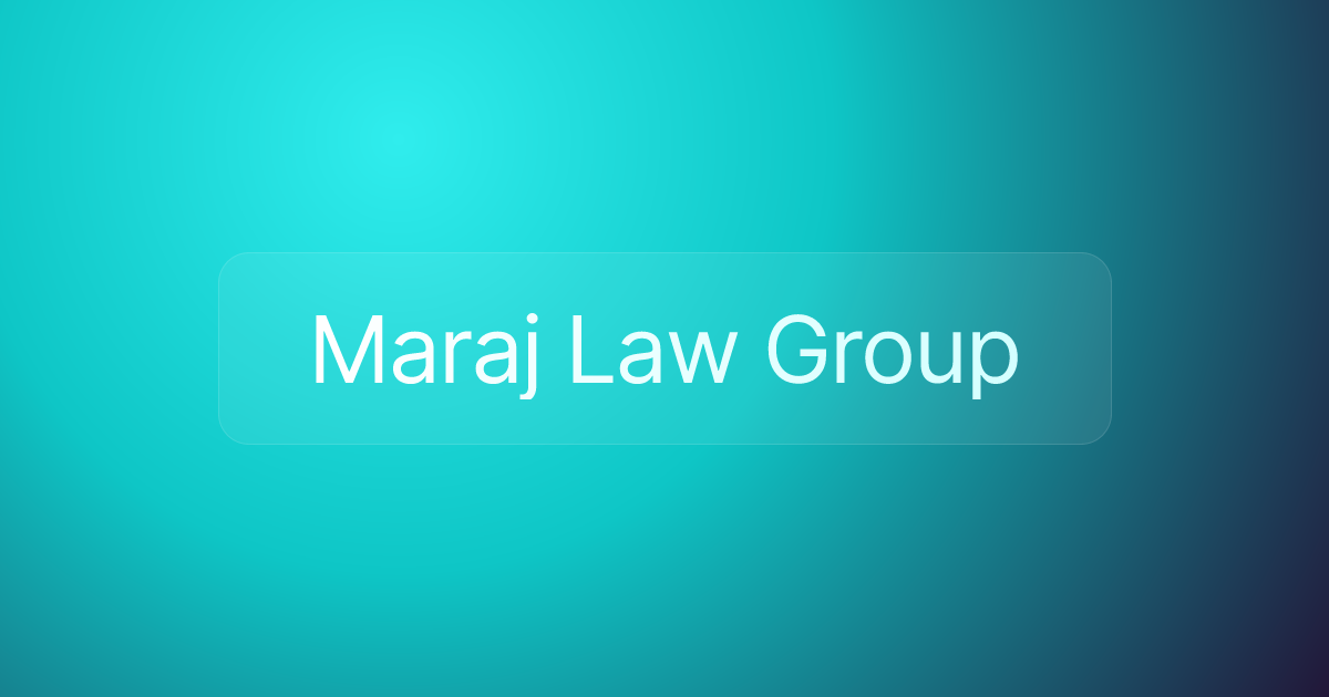 Maraj Law Group