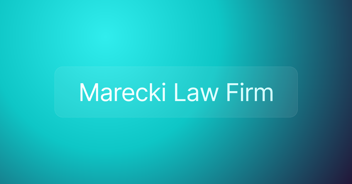 Marecki Law Firm