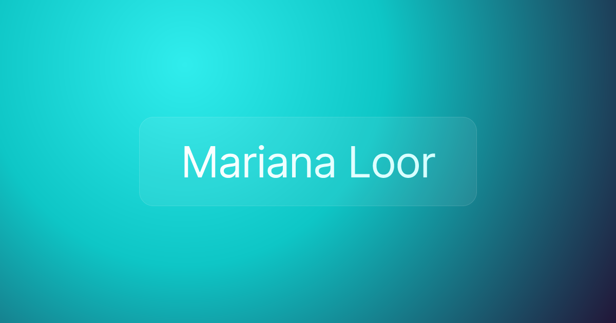 Mariana Loor