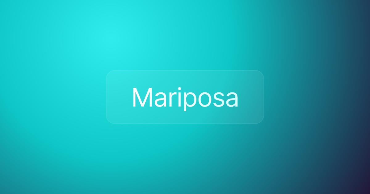 Mariposa