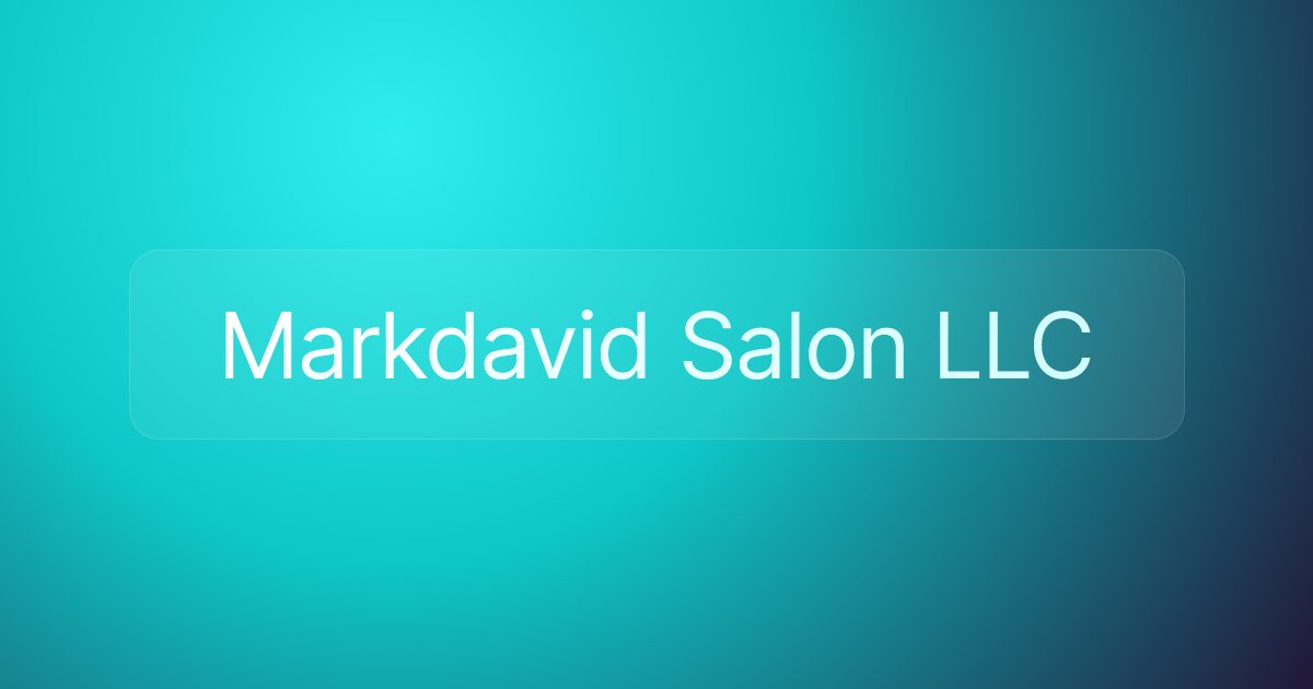 Markdavid Salon LLC