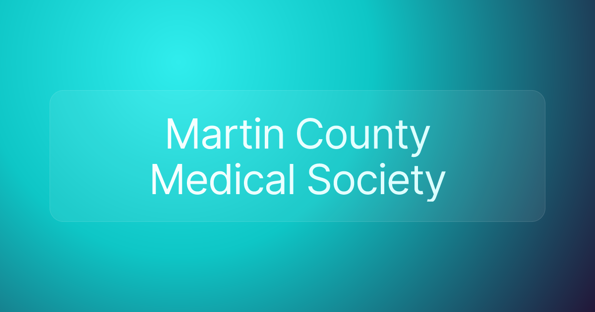 Martin County Medical Society