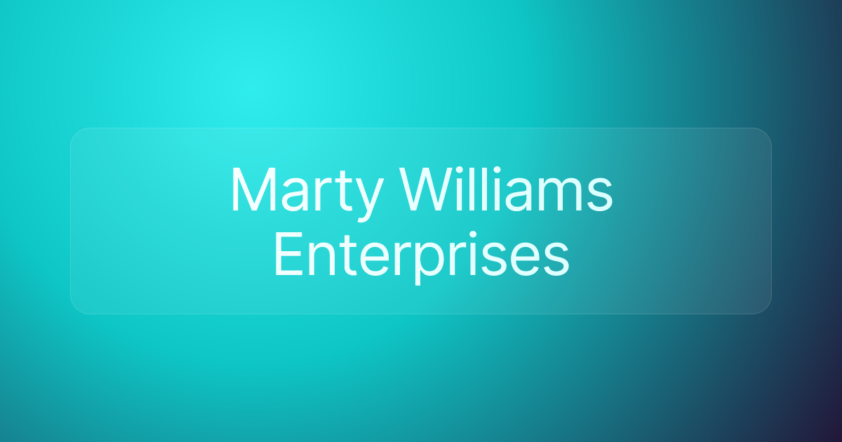 Marty Williams Enterprises
