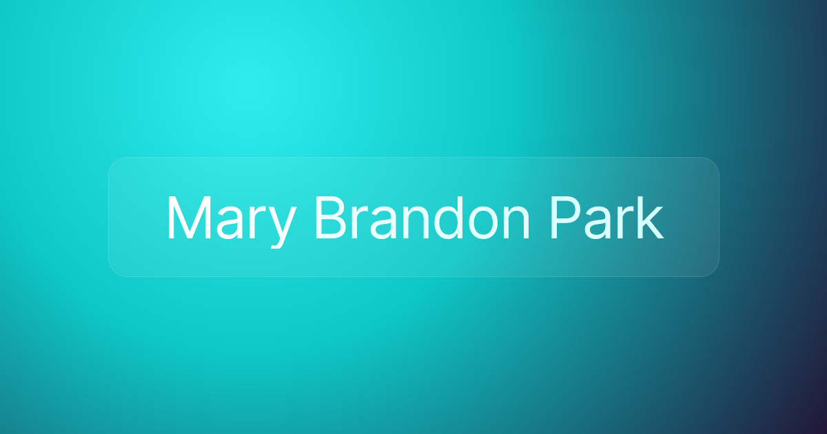 Mary Brandon Park