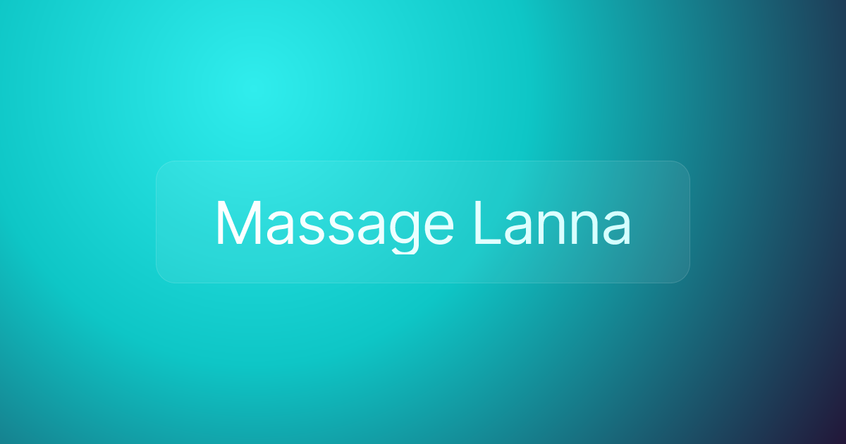Massage Lanna