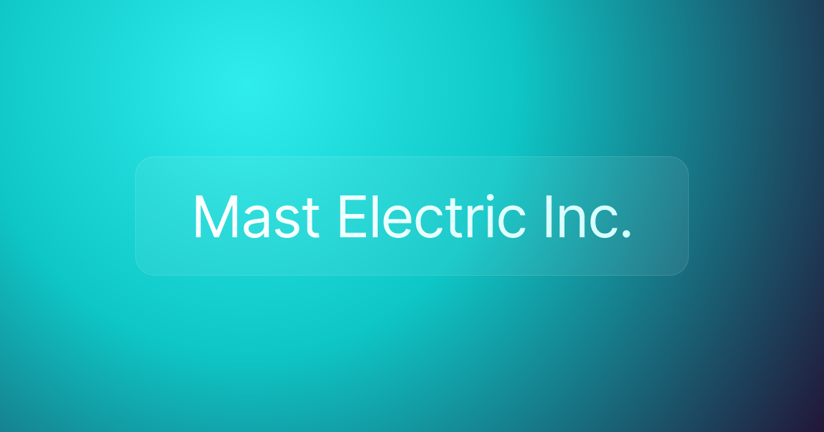 Mast Electric Inc.