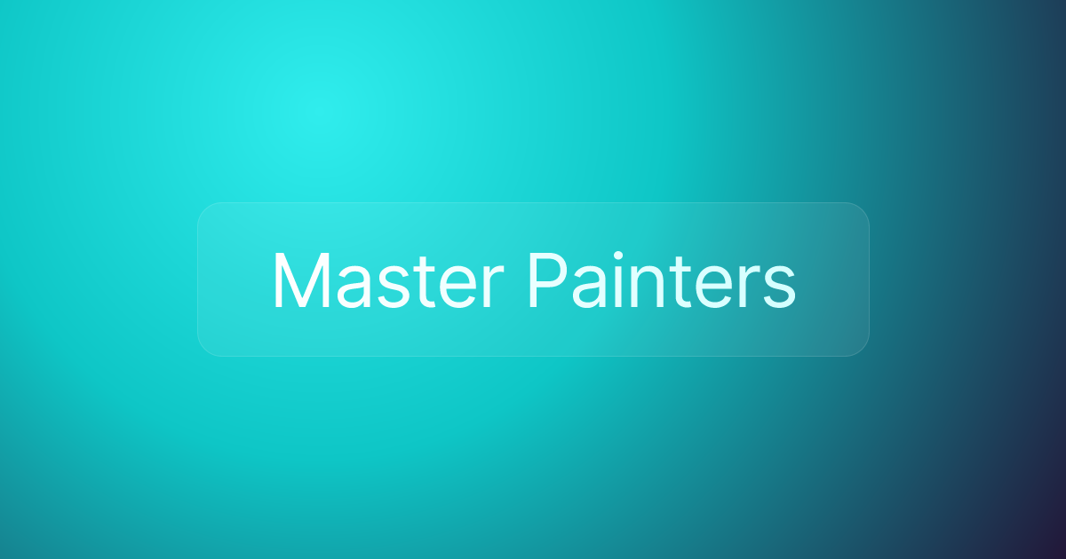 Master Painters