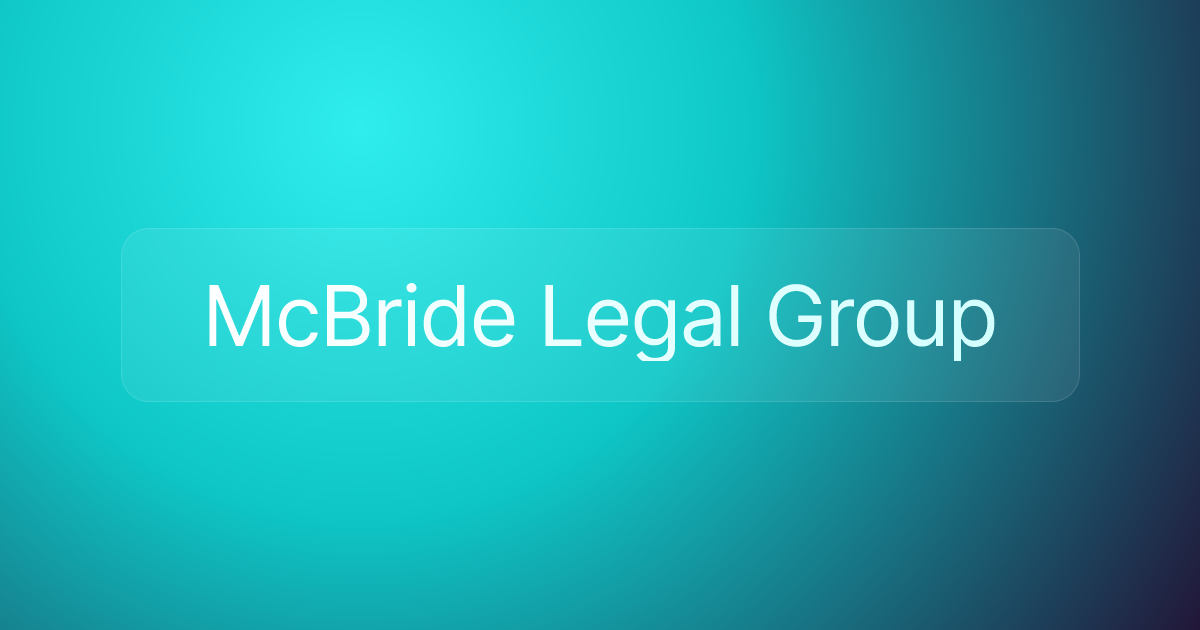 McBride Legal Group