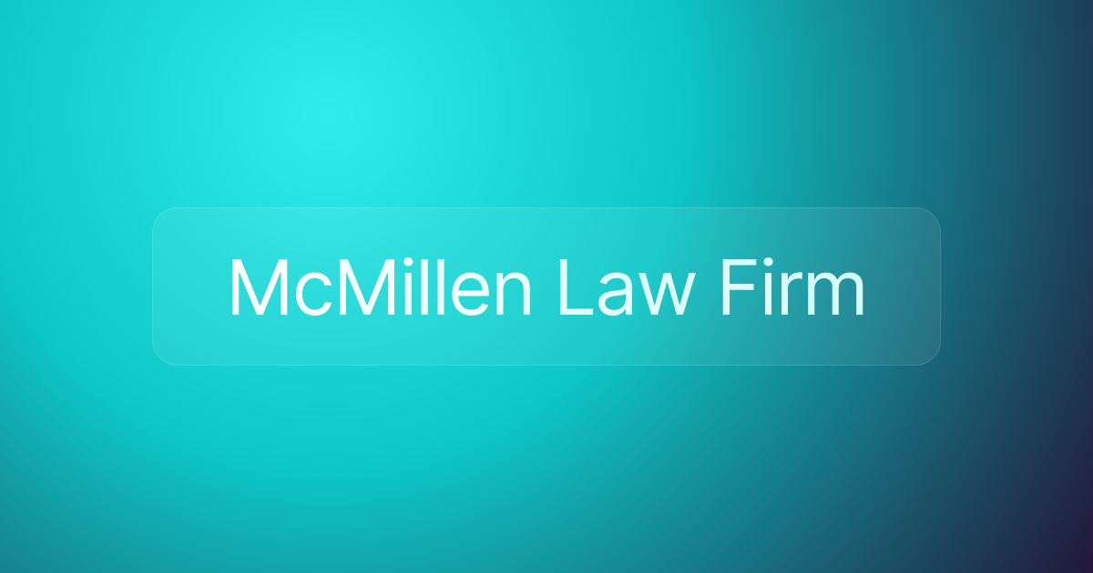McMillen Law Firm