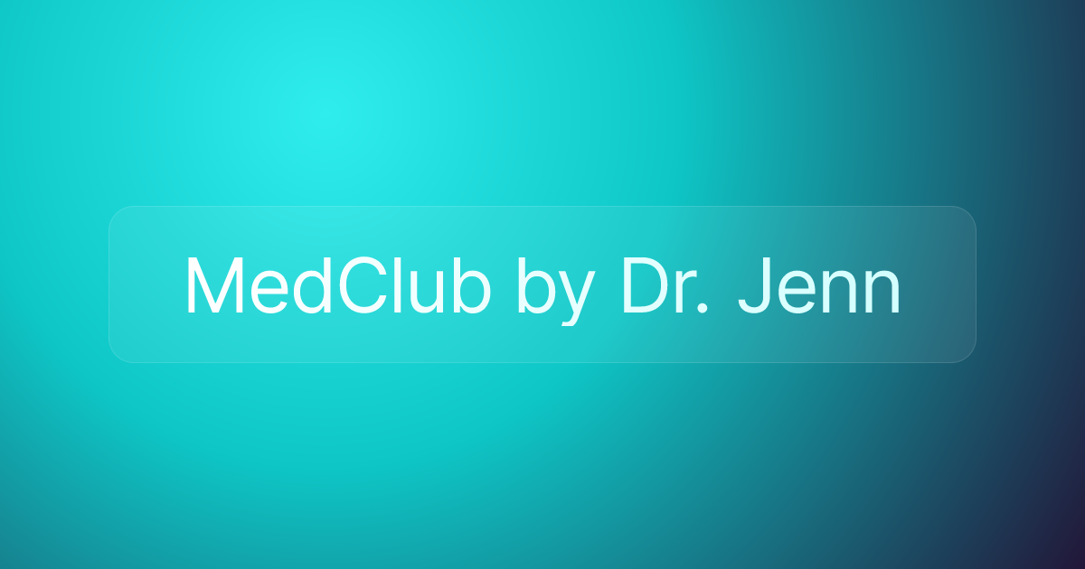 MedClub by Dr. Jenn
