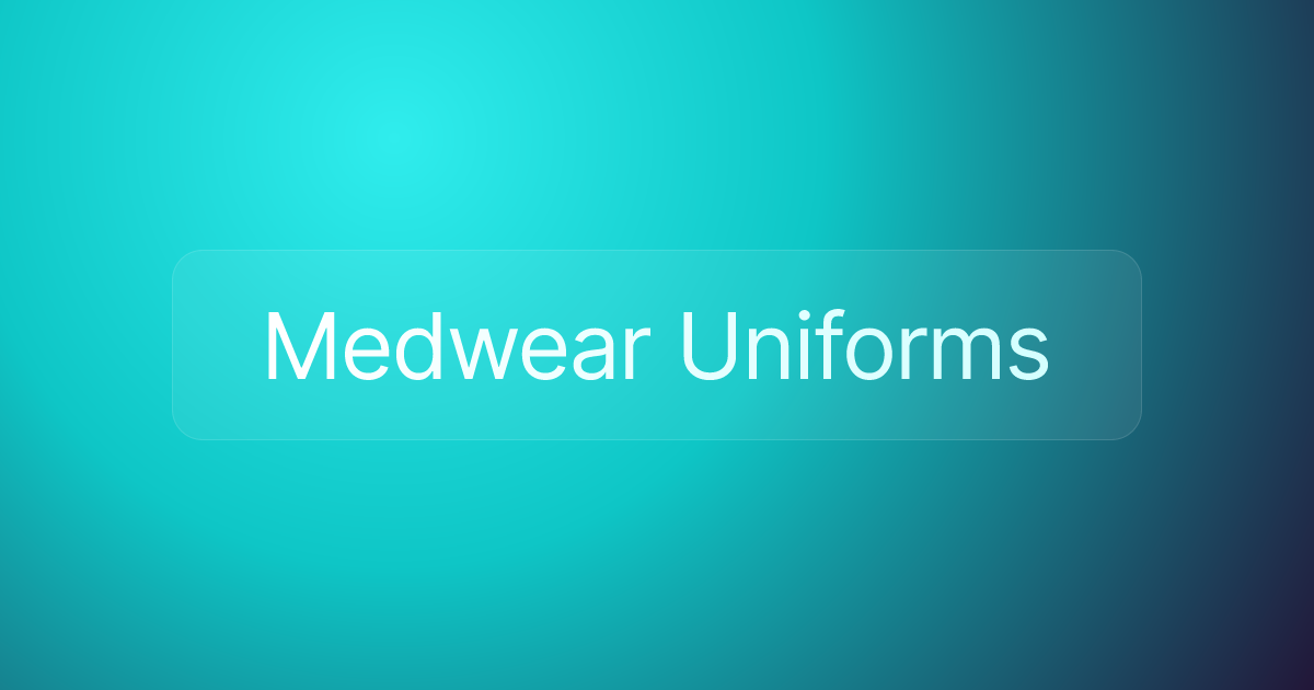 Medwear Uniforms