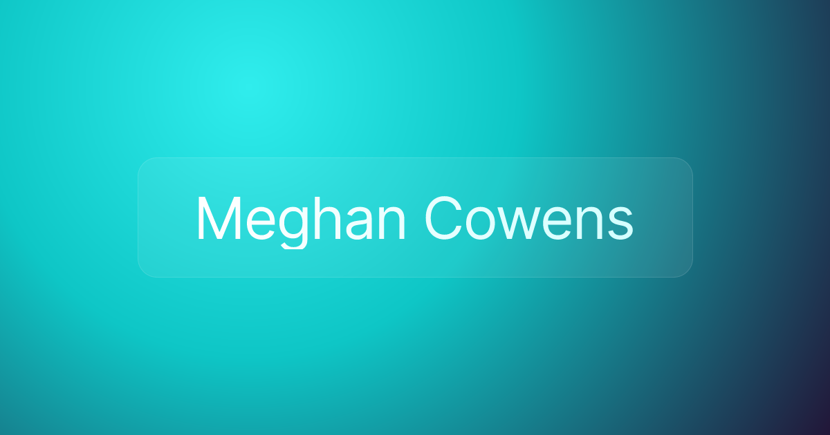 Meghan Cowens
