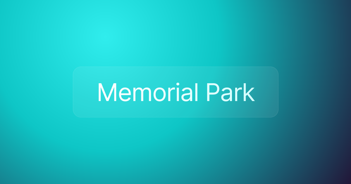 Memorial Park