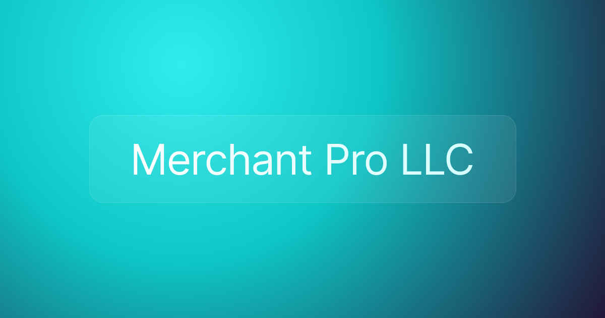 Merchant Pro LLC
