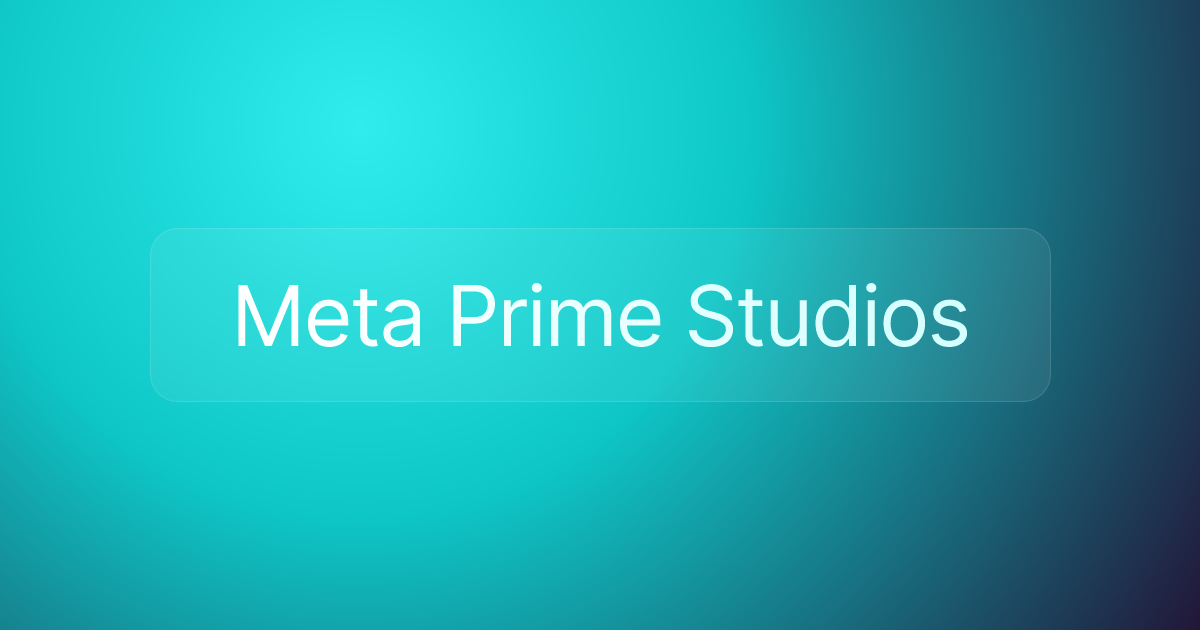 Meta Prime Studios