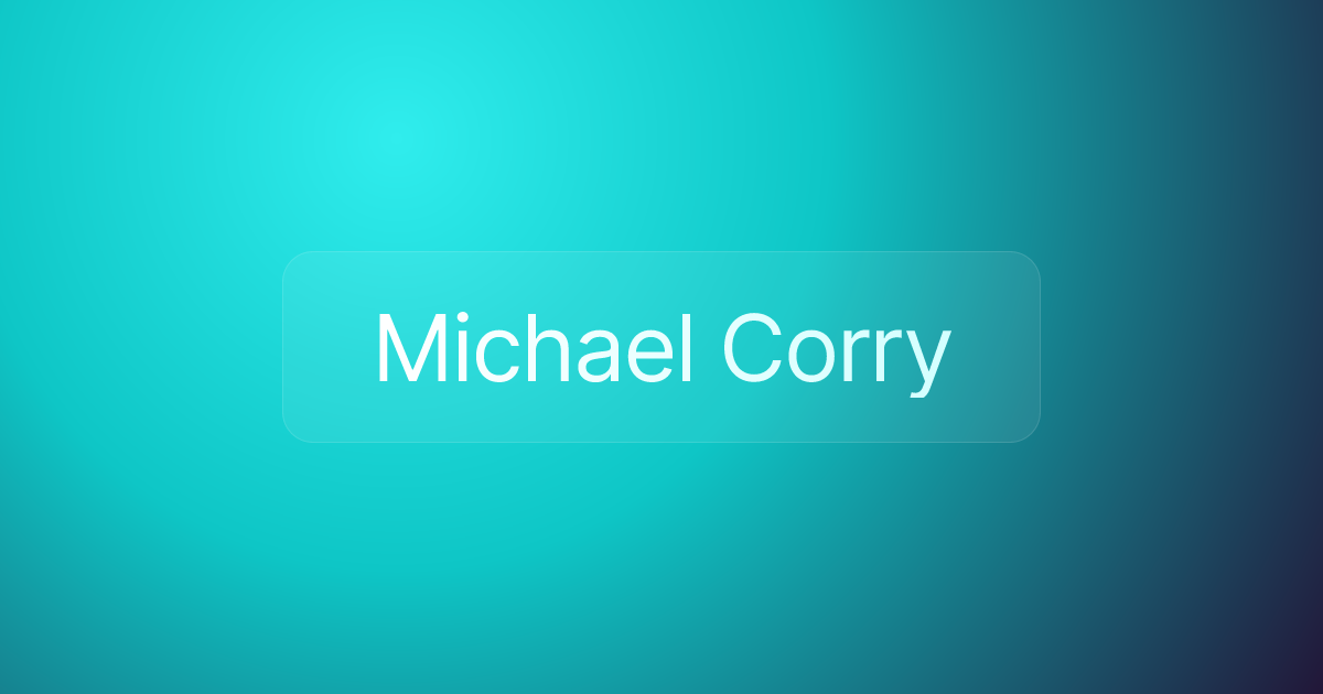 Michael Corry
