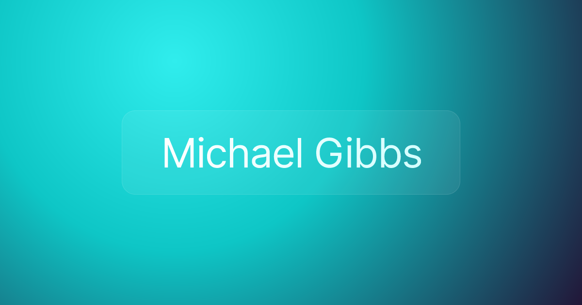 Michael Gibbs