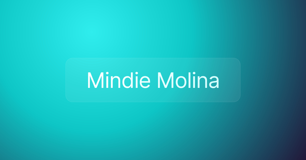 Mindie Molina