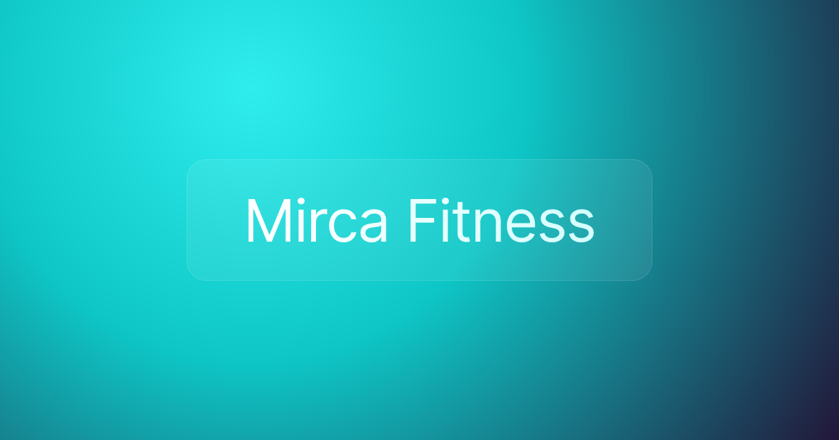Mirca Fitness
