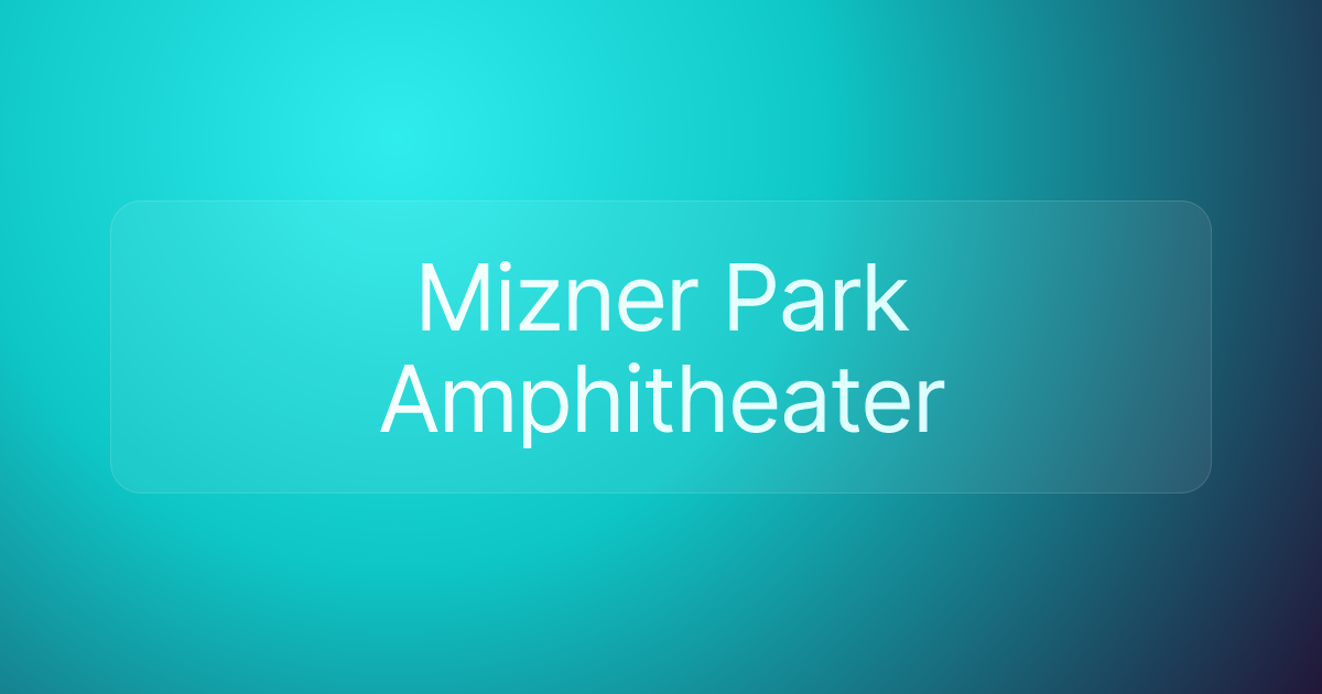 Mizner Park Amphitheater