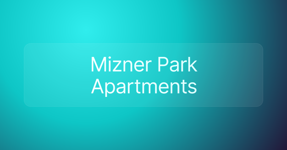 Mizner Park Apartments