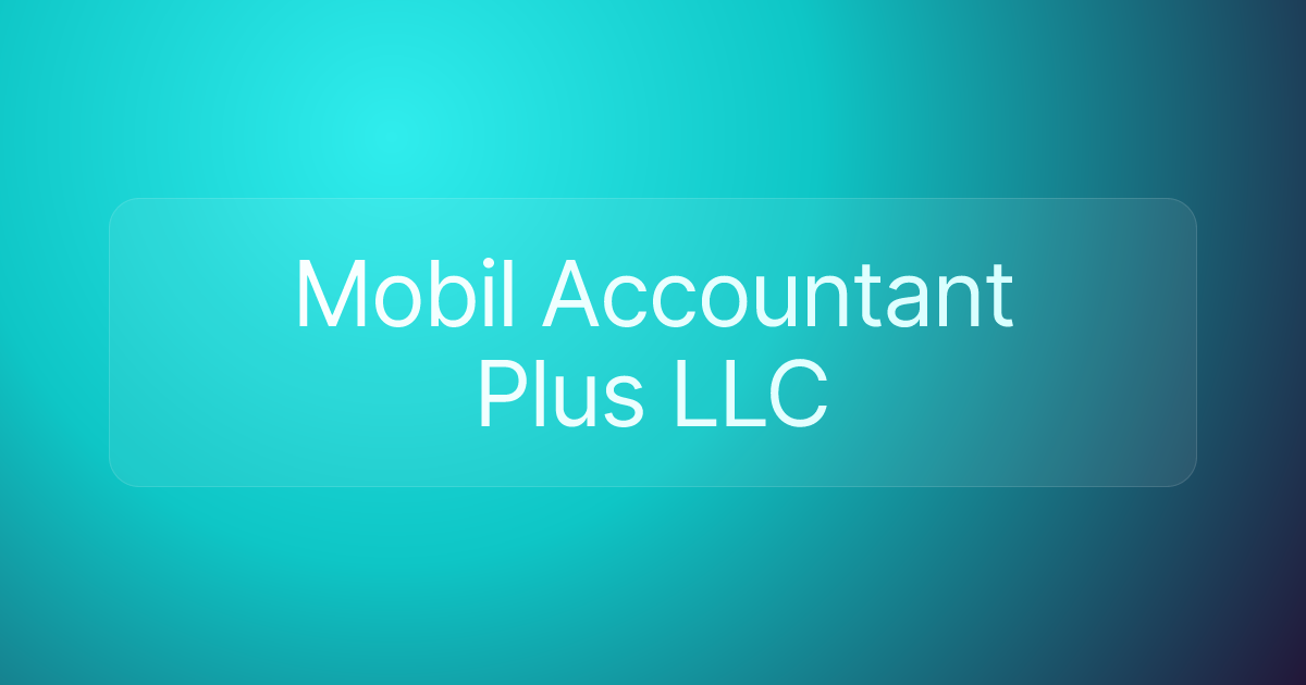 Mobil Accountant Plus LLC
