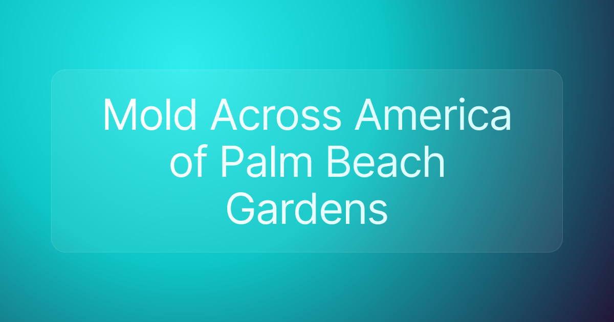 Mold Across America of Palm Beach Gardens
