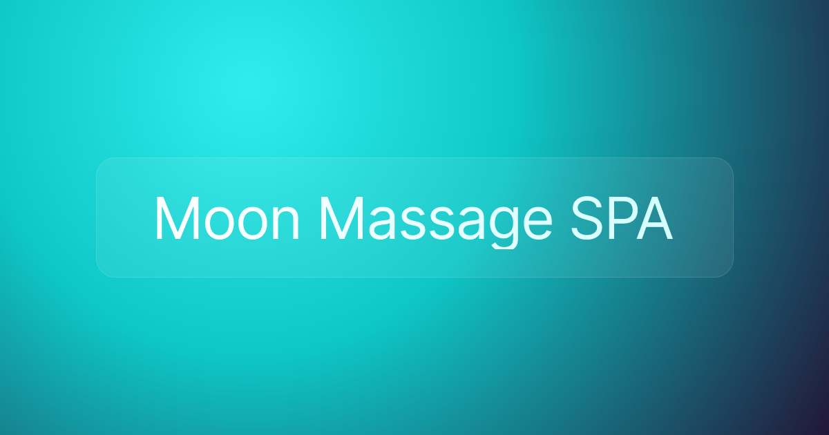 Moon Massage SPA