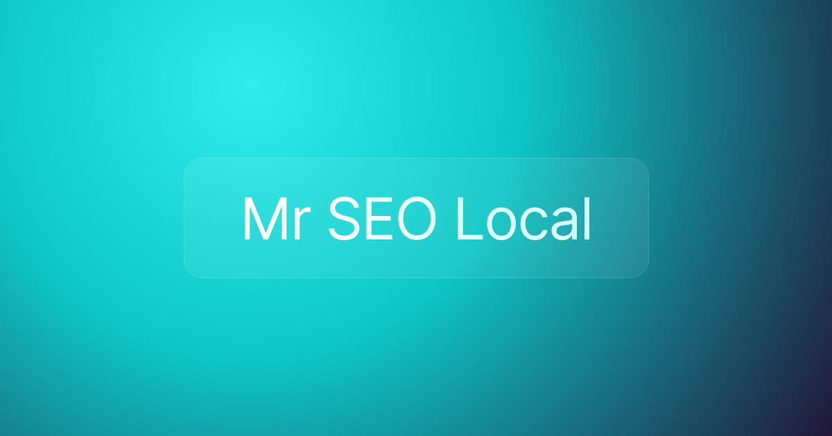 Mr SEO Local