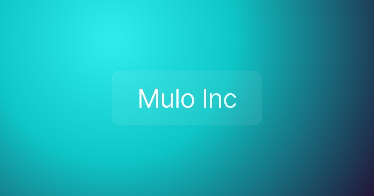 Mulo Inc