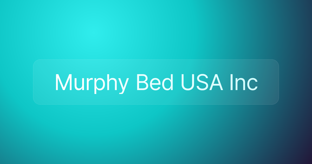 Murphy Bed USA Inc