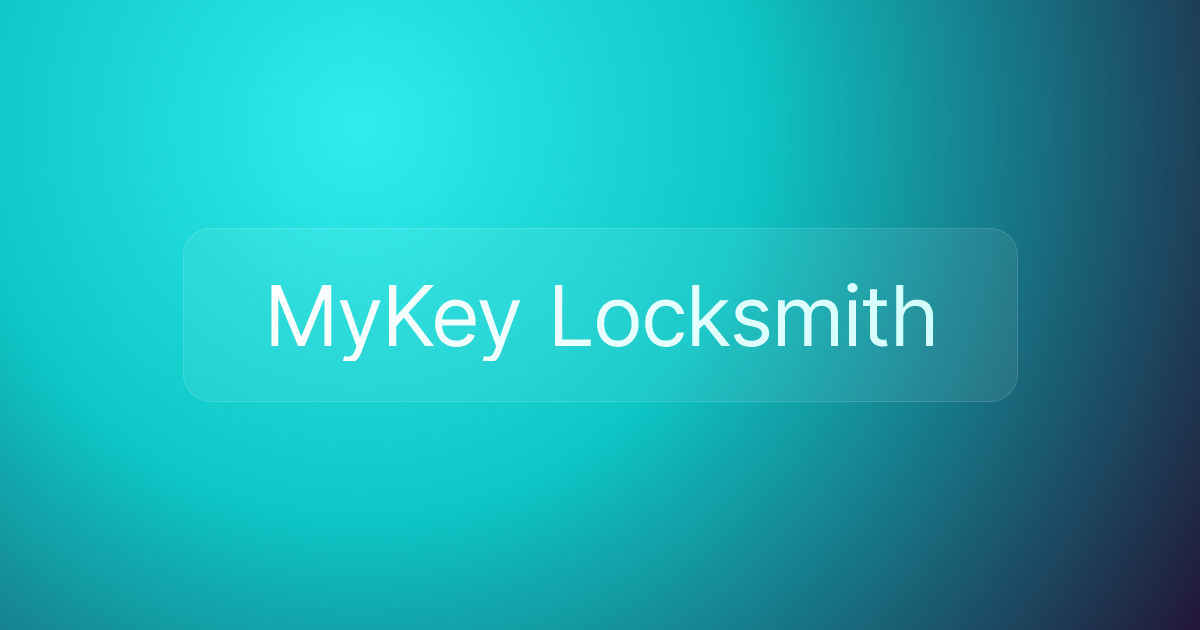 MyKey Locksmith