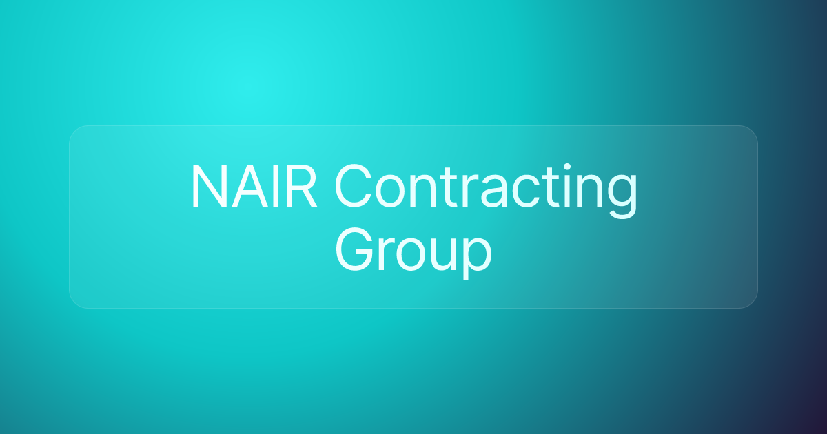 NAIR Contracting Group